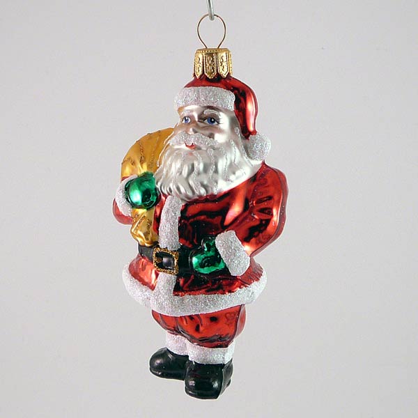Weihnachtsmann mit großen Sack