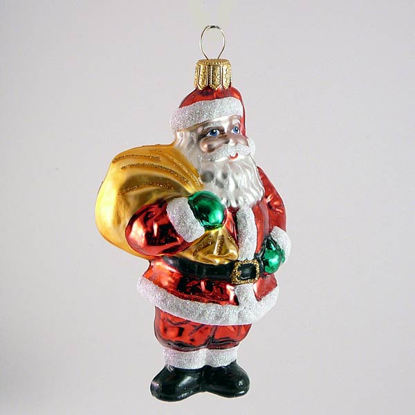 Weihnachtsmann mit großen Sack