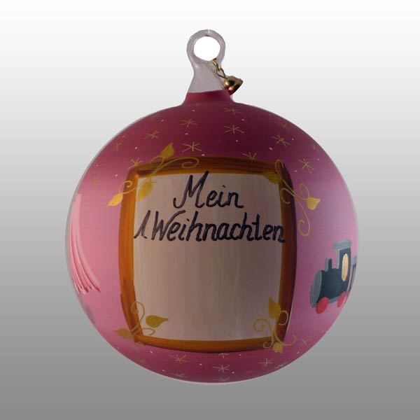 Mein erstes Weihnachten - personalisierte weihnachtskugel