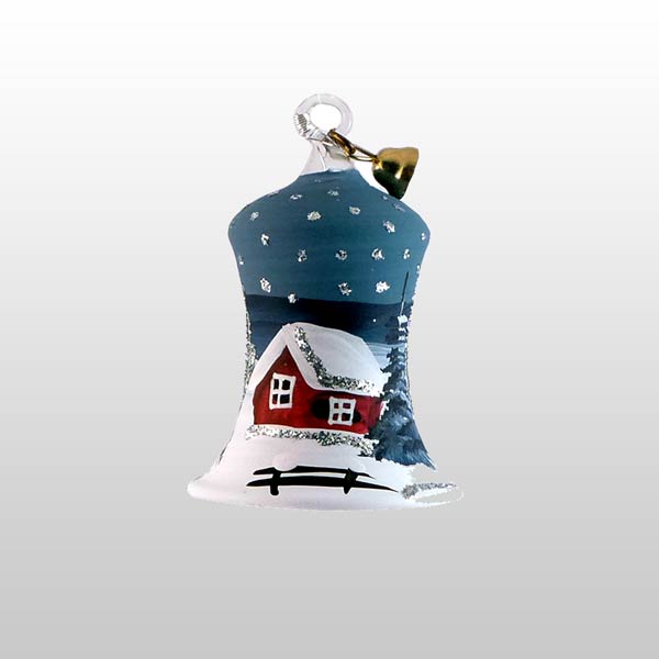 Petrolblaue Miniaturglocke