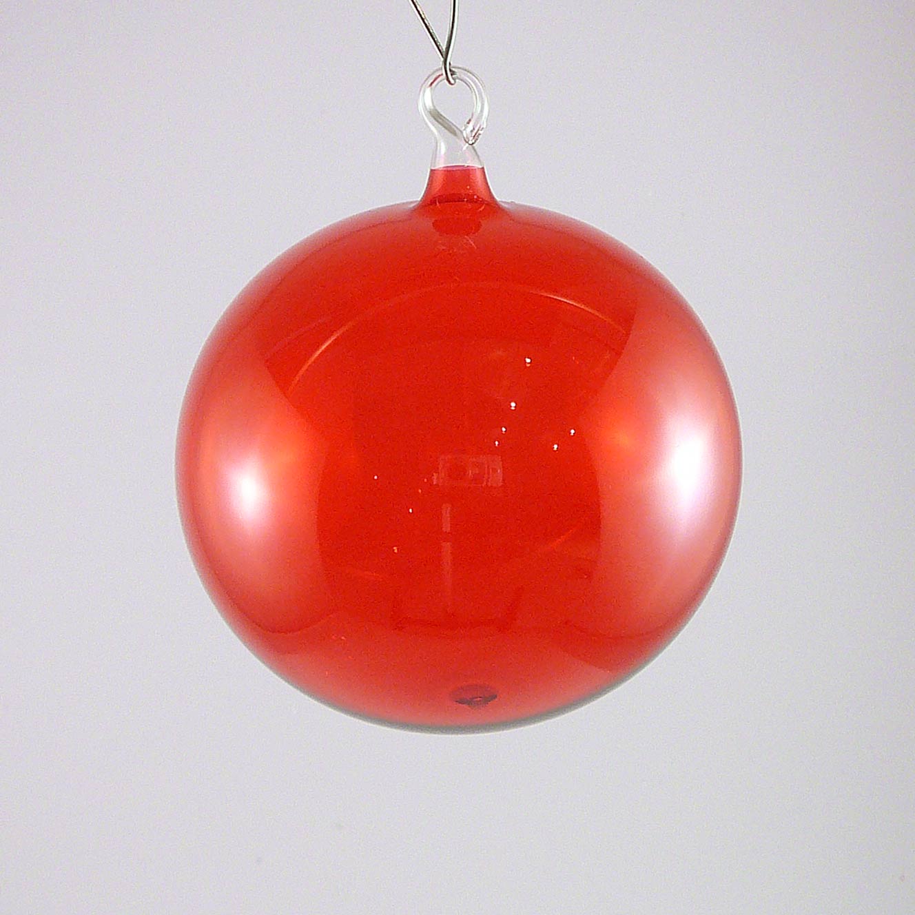 Getauchte Kugel-Rot glanz