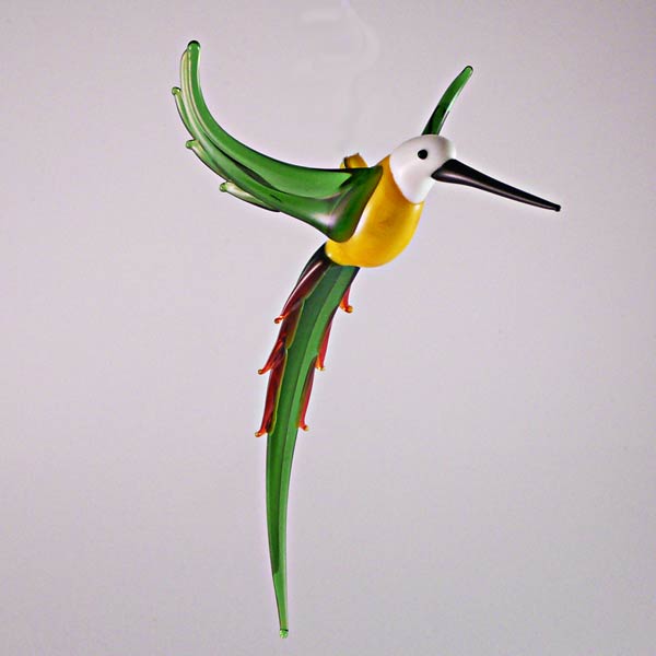 Vogel Kolibri aus massiven Glas-6cm