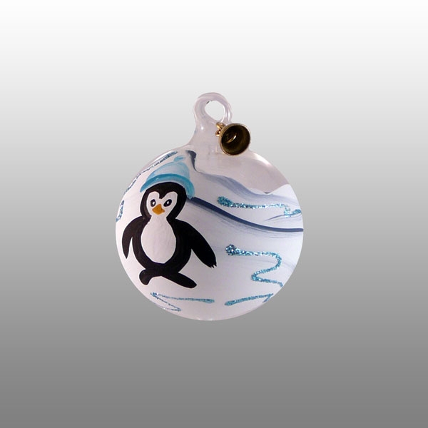 Glaskugel Pinguin-03cm